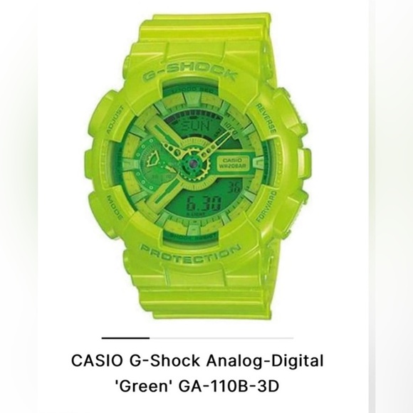 G-Shock Other - Limited Edison Neon Green. Slightly used perfect condition